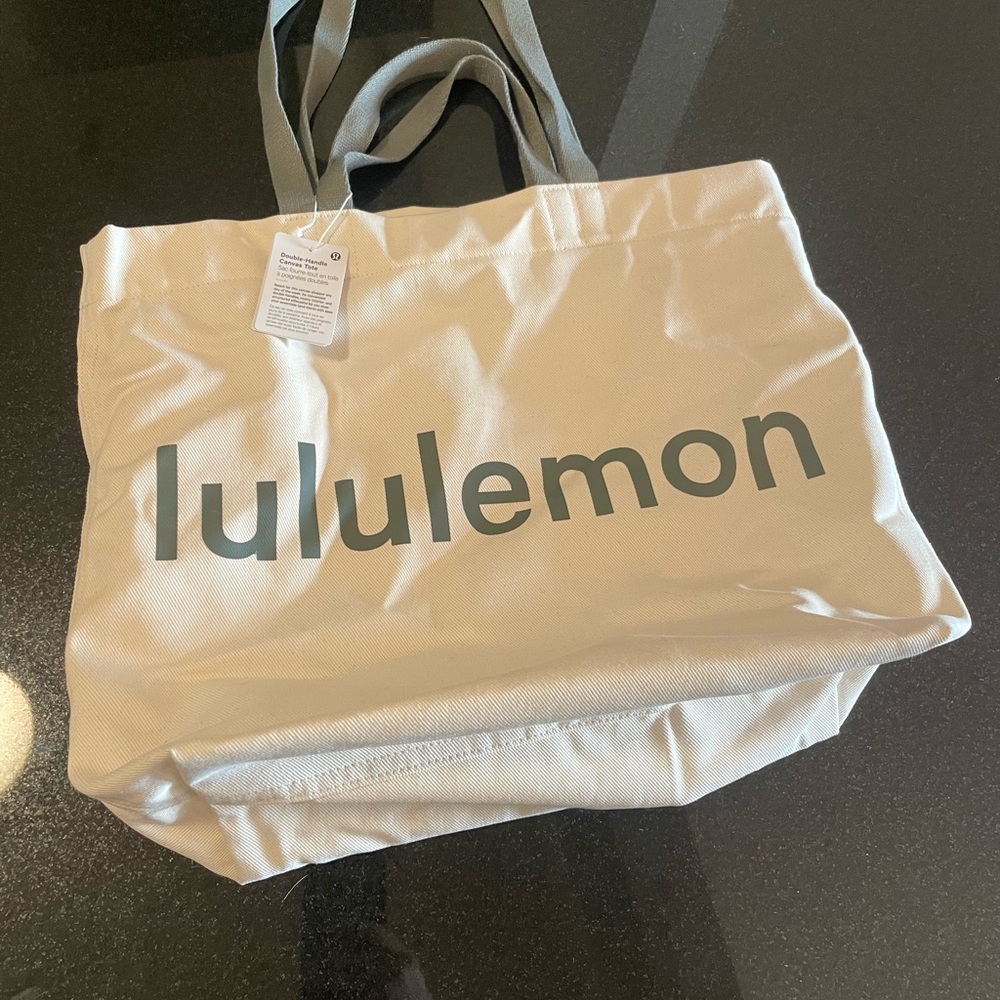 lululemon athletica Cream Tote Bag